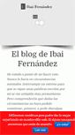 Mobile Screenshot of ibaifernandez.com