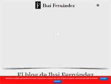 Tablet Screenshot of ibaifernandez.com